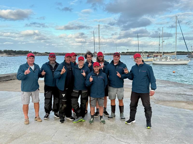 Phoenix49 was thrilled with their line honours win in their first ocean race on the new boat - 2026 Melbourne to King Island Ocean Yacht Race - photo © Caz Bukor