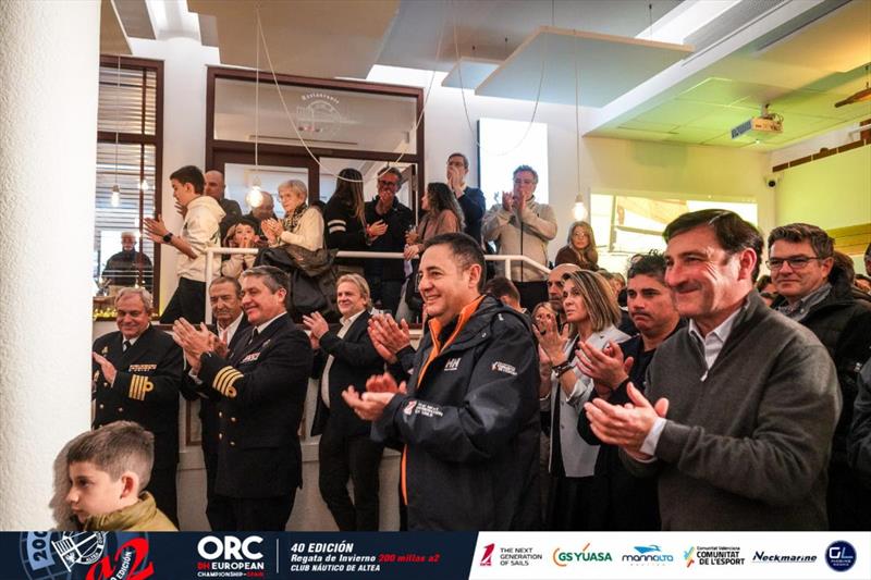 Award Ceremony - 2026 ORC DH European Championship Altea / 200 Millas a2 2026  - photo © Julia Matos Astorgano