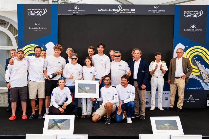 Hyatt Hydra Youth wins ORC 3 - Sandberg PalmaVela Prize Giving photo copyright Nico Martínez / Sandberg PalmaVela taken at Real Club Náutico de Palma and featuring the ORC class