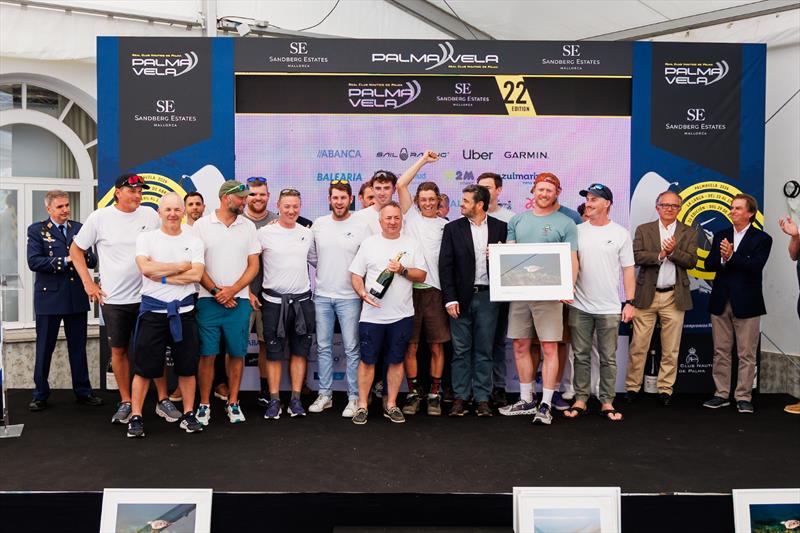 Ino Veritas wins ORC 0 - Sandberg PalmaVela Prize Giving photo copyright Nico Martínez / Sandberg PalmaVela taken at Real Club Náutico de Palma and featuring the ORC class