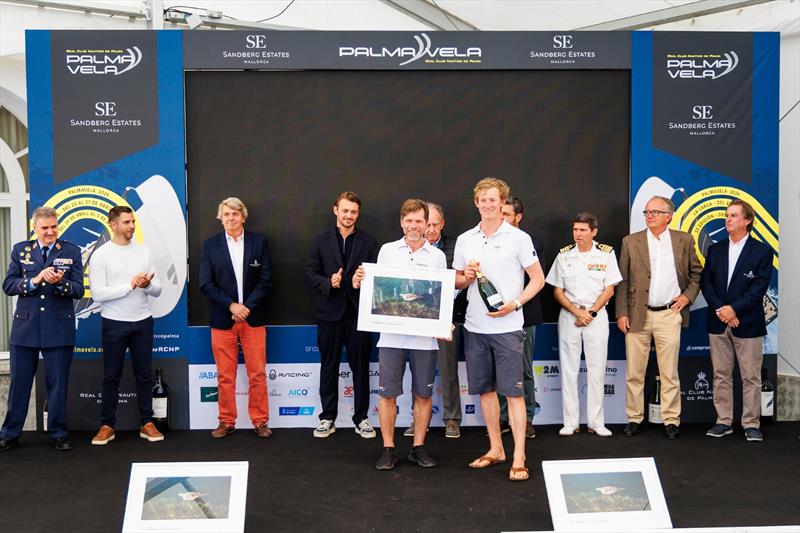 Mia Gioia wins ORC A2 0-3 - Sandberg PalmaVela Prize Giving photo copyright Nico Martínez / Sandberg PalmaVela taken at Real Club Náutico de Palma and featuring the ORC class