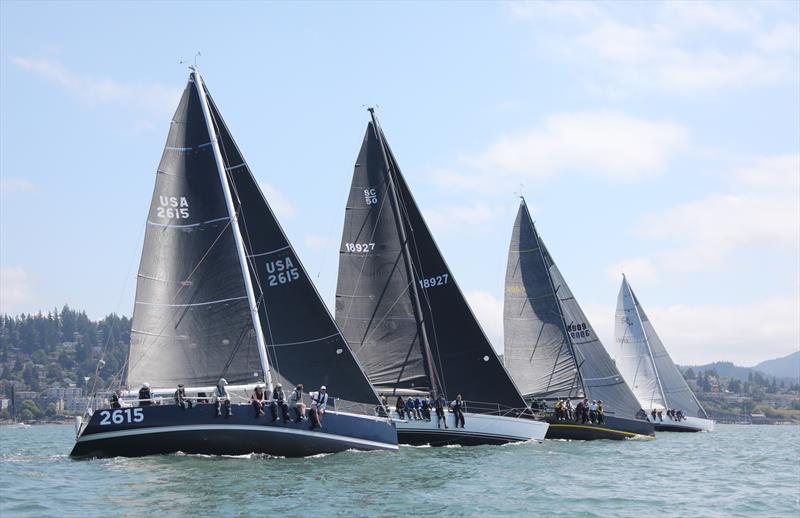 Racecourse action at the 2025 edition of Race Week Bellingham photo copyright Jan Anderson, Jan's Marine Photography taken at Bellingham Yacht Club and featuring the ORC class