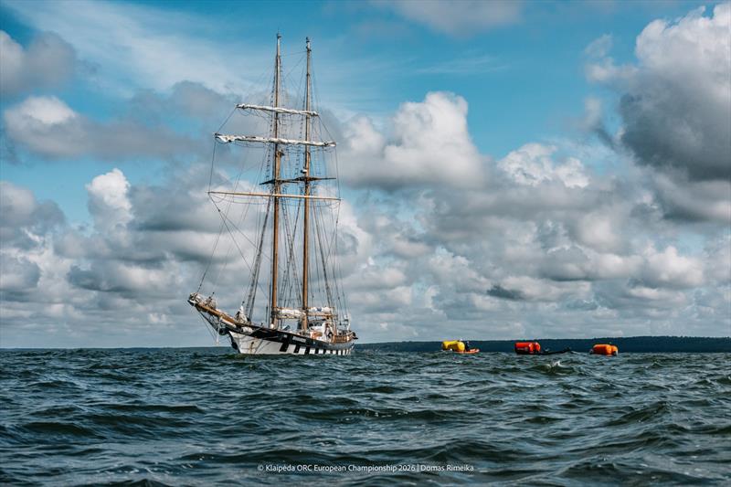 The Race Committee vessel Brabander - Klaipeda ORC European Championship 2026, Lithuania - photo © Domas Rimeika