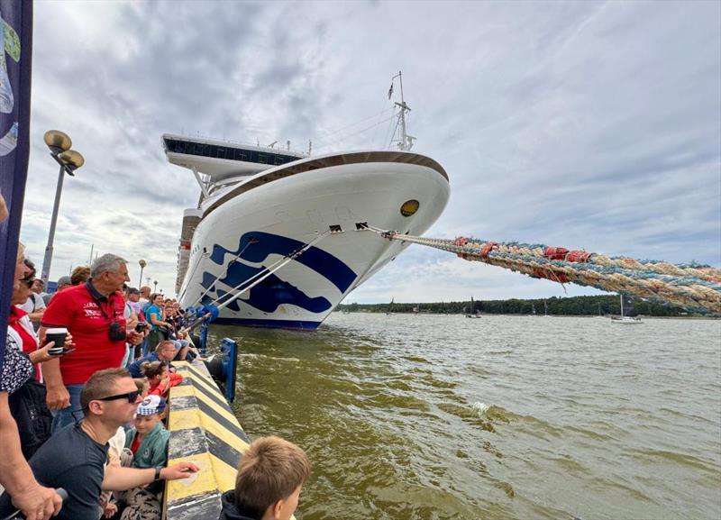 The spectators at the Long Offshore Race start - Klaipeda Port leg - Klaipeda ORC European Championship 2026, Lithuania - photo © ORC / Piret Salmistu