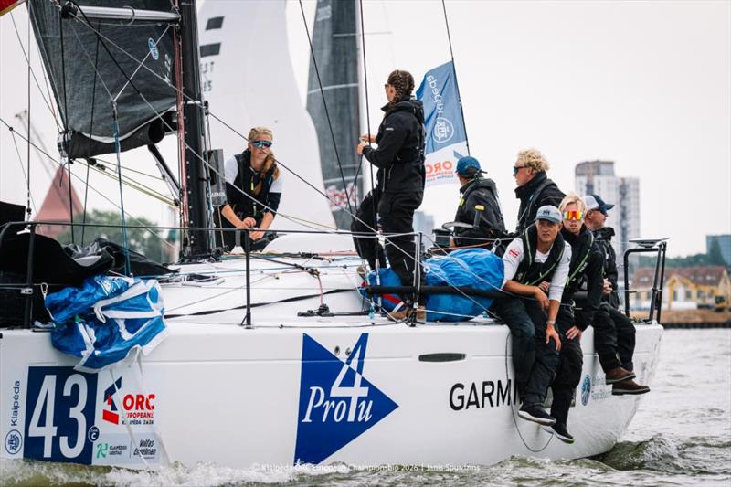 Garmin Team Pro4u - First 36.7 mod, Patrik Forsgren (SWE) - Klaipeda ORC European Championship 2026, Lithuania - photo © Janis Spurdzins