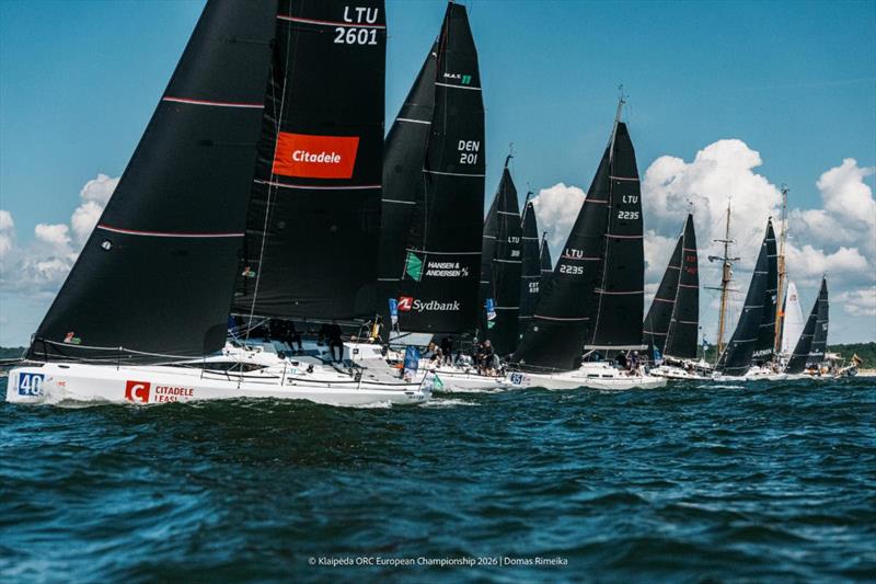 Class C at the Sportland leg inshore race start - Klaipeda ORC European Championship 2026, Lithuania - photo © Domas Rimeika