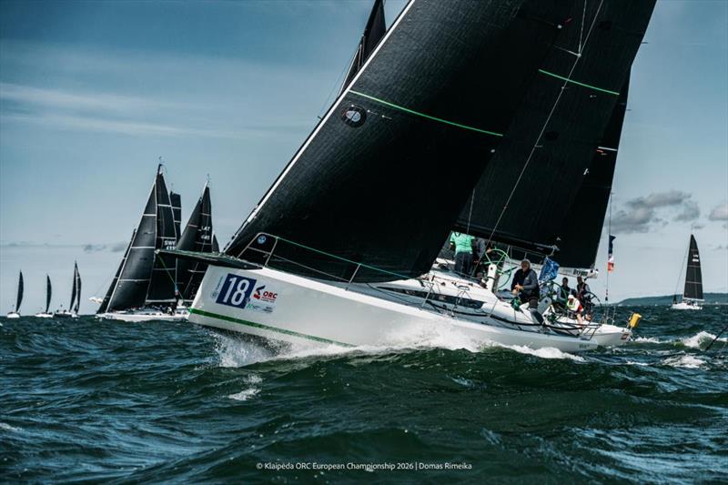 Italia 11.98 RHINO, skippered by Saulius Pajarskas (LTU) - Klaipeda City Municipality Leg Inshore Races - Klaipeda ORC European Championship 2026, Lithuania - photo © Domas Rimeika