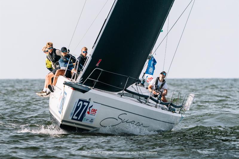 SUGAR, Italia 9.98 F with Henri Roihu (EST) at the helm - Volfas Engelman Leg - Klaipeda ORC European Championship 2026, Lithuania - photo © Janis Spurdzins