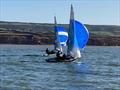 Osprey Round the Isle of Wight Race - Two of the fleet on the south of the island taken from the mother ship © Ros Downs