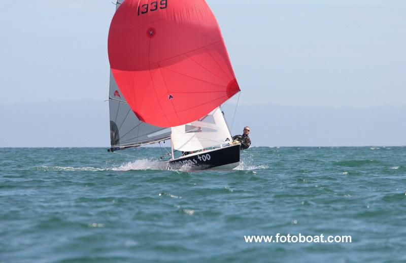 Champions Matt Burge & Vyv Townend on day 4 of the Osprey Nationals at Porthpean - photo © Mike Rice / www.fotoboat.com