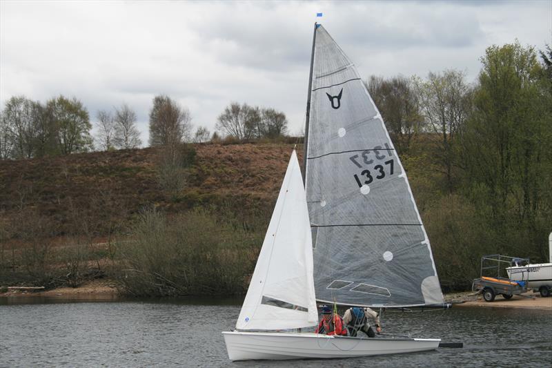 Alec Mamwell and Ian Little, winners of the Kielder Water Sailing Club May Open photo copyright Ian Dutton taken at Kielder Water Sailing Club and featuring the Osprey class