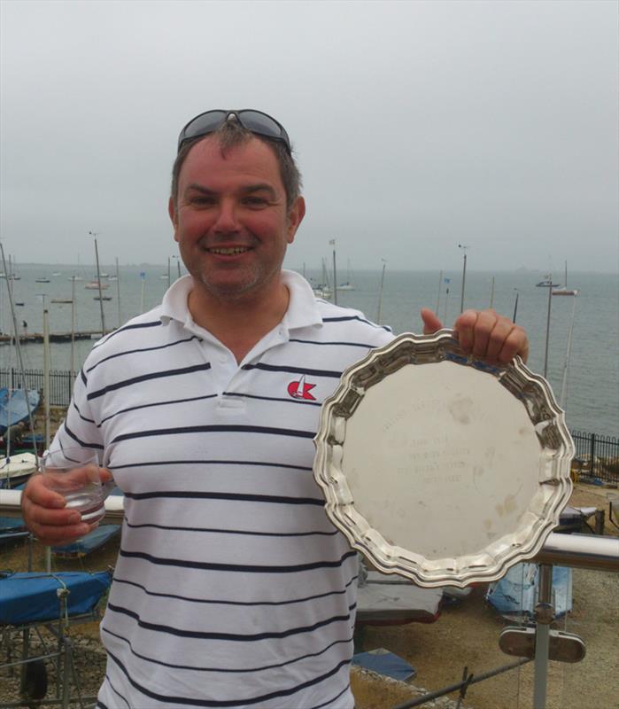 Terry Curtis wins the Osprey class at the Weymouth Regatta photo copyright Alan Henderson taken at Castle Cove Sailing Club and featuring the Osprey class