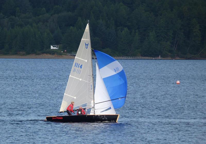 Ros and David Downs in Just Pogo at the Osprey Scottish & Northern Championships photo copyright Angela Mamwell taken at Kielder Water Sailing Club and featuring the Osprey class