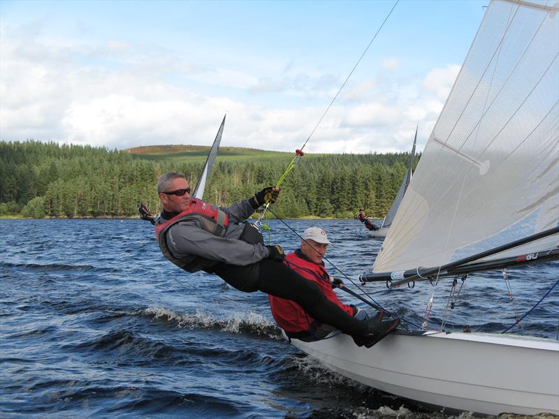 Rob Shaw and Ian Little, Osprey champions at the Kielder Water September Open photo copyright John Scullion taken at Kielder Water Sailing Club and featuring the Osprey class