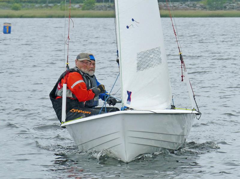 Alec Mamwell & Arthur Butler finish 2nd in the Bala Long Distance Weekend photo copyright John Hunter taken at Bala Sailing Club and featuring the Osprey class