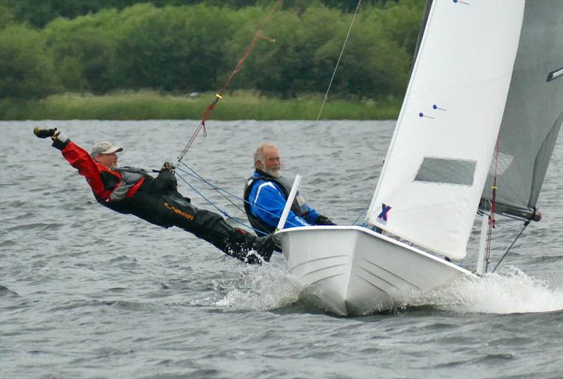 Alec Mamwell & Arthur Butler finish 2nd in the Bala Long Distance Weekend photo copyright John Hunter taken at Bala Sailing Club and featuring the Osprey class