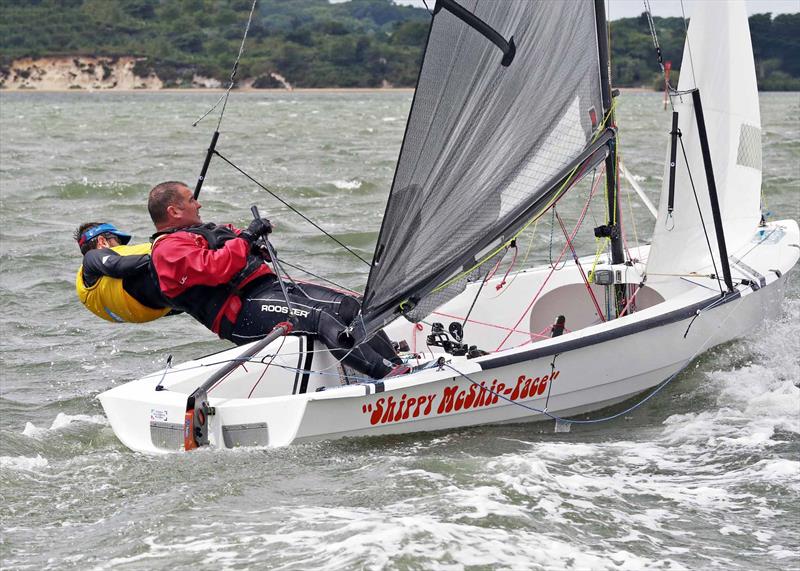 Shippy McShip-Face in the Osprey Southern Area Championships (Weymouth Dinghy Regatta) photo copyright Mike Millard taken at Weymouth Sailing Club and featuring the Osprey class