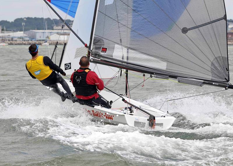 All set for the Osprey Nationals at Poole photo copyright Mike Millard taken at Poole Yacht Club and featuring the Osprey class