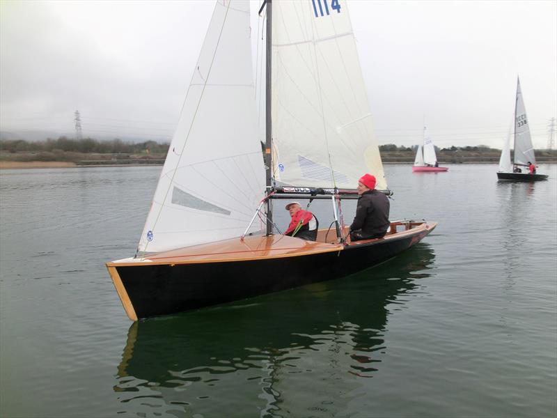 Ros & David Downs during the Tata Osprey Open photo copyright John Lockett taken at Tata Steel Sailing Club and featuring the Osprey class