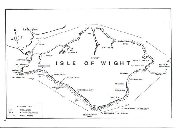 Proctor Centenary Round The Isle of Wight race photo copyright Event Organisers taken at  and featuring the Osprey class