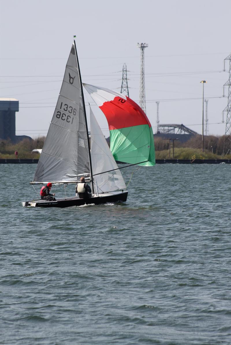 DJ Edwards and Alistair Ramsden win the Tata Osprey Open photo copyright Huw Pearce taken at Tata Steel Sailing Club and featuring the Osprey class