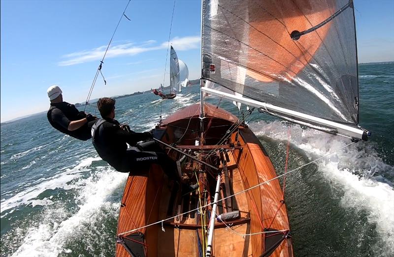 On board with Richard Packer during the Osprey Southern Area Championship at Poole photo copyright Richard Packer taken at Poole Yacht Club and featuring the Osprey class