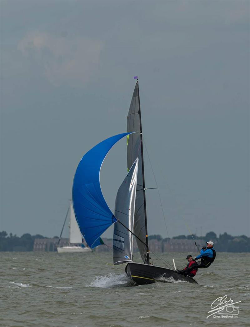 Isle of Sheppey Osprey Open photo copyright Chas Bedford taken at Isle of Sheppey Sailing Club and featuring the Osprey class