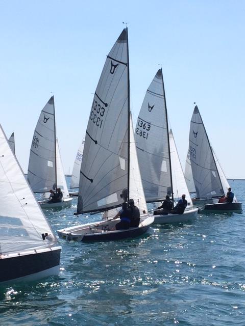 Osprey class at the Weymouth Dinghy Regatta photo copyright Debbie Bowers taken at Castle Cove Sailing Club and featuring the Osprey class