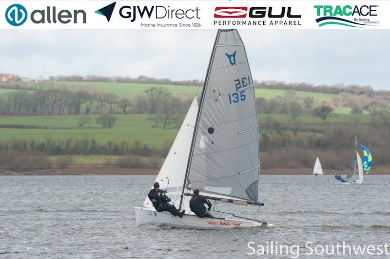 Ben and Simon Hawkes in the Roadford Rocket (part of Sailing SouthWest Winter Series) photo copyright Lottie Miles taken at Roadford Lake Sailing Club and featuring the Osprey class