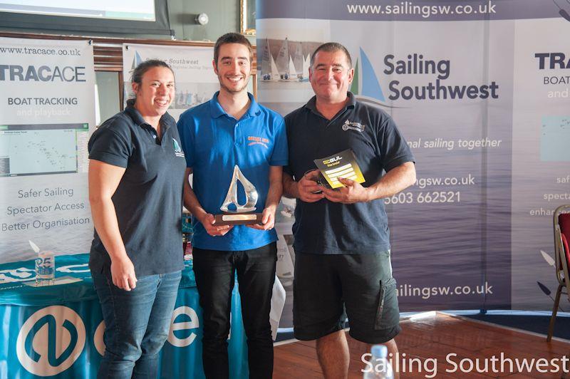Nemo and Simon Hawkes win the Sailing Southwest Winter Series photo copyright Lottie Miles taken at  and featuring the Osprey class