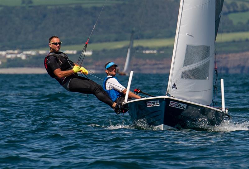 Matt Burge & Vyv Townend - 2021 National Champions at Tenby photo copyright Alistair Mackay taken at Tenby Sailing Club and featuring the Osprey class