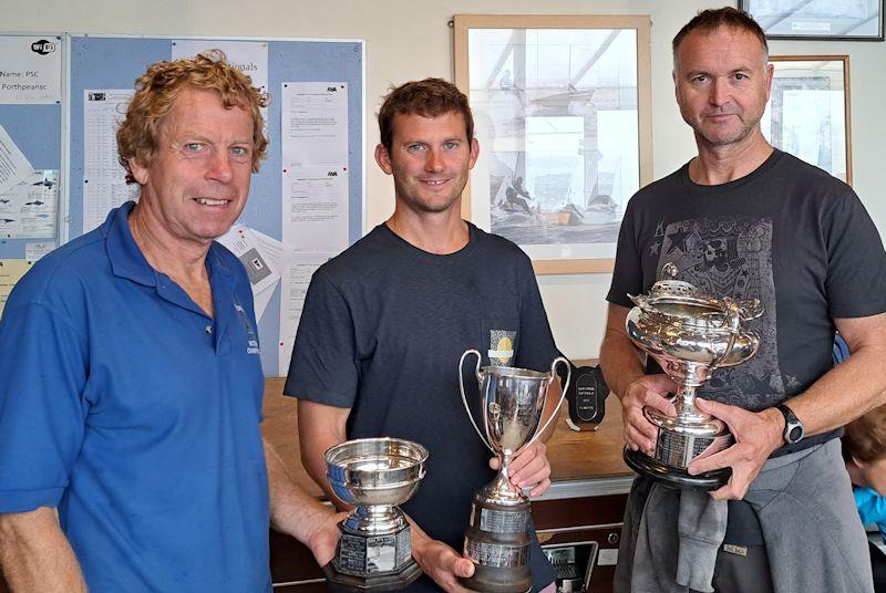 Matt Burge and Vyv Townend win the Osprey National Championships at Porthpean photo copyright Alex Willis taken at Porthpean Sailing Club and featuring the Osprey class