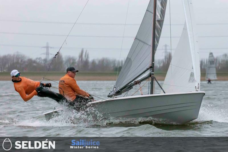 Seldén SailJuice Winter Series Rash Vests photo copyright Tim Olin / www.olinphoto.co.uk taken at Queen Mary Sailing Club and featuring the Osprey class