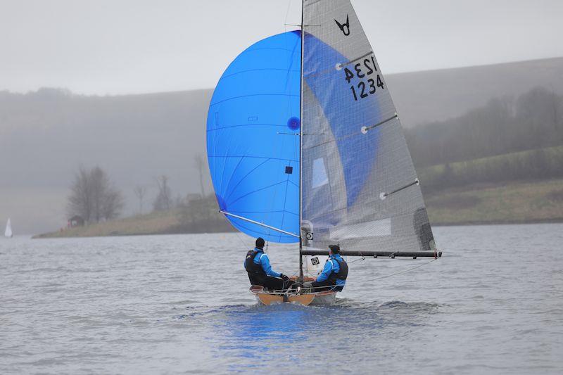 Terry Curtis and Peter Greig in the Exmoor Beastie pursuit race at Wimbleball - photo © Tim Moss