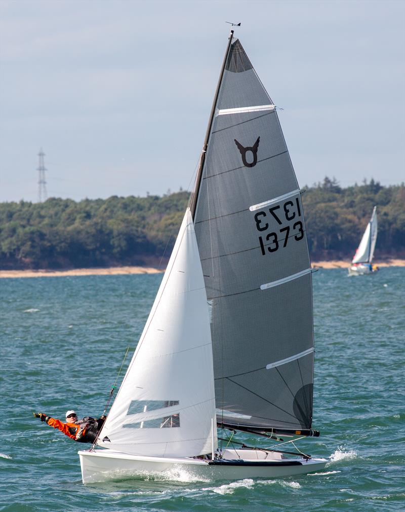 Osprey Round the Isle of Wight Race photo copyright Martin Augustus / www.sailingimages.co.uk taken at Lymington Town Sailing Club and featuring the Osprey class