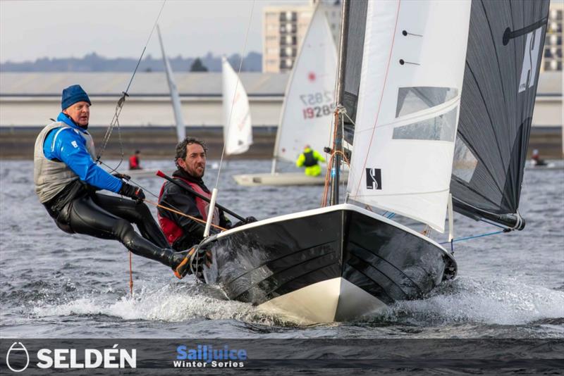 Ben McGrane and James Ross win the King George Gallop 2024 photo copyright Tim Olin / www.olinphoto.co.uk taken at King George Sailing Club and featuring the Osprey class