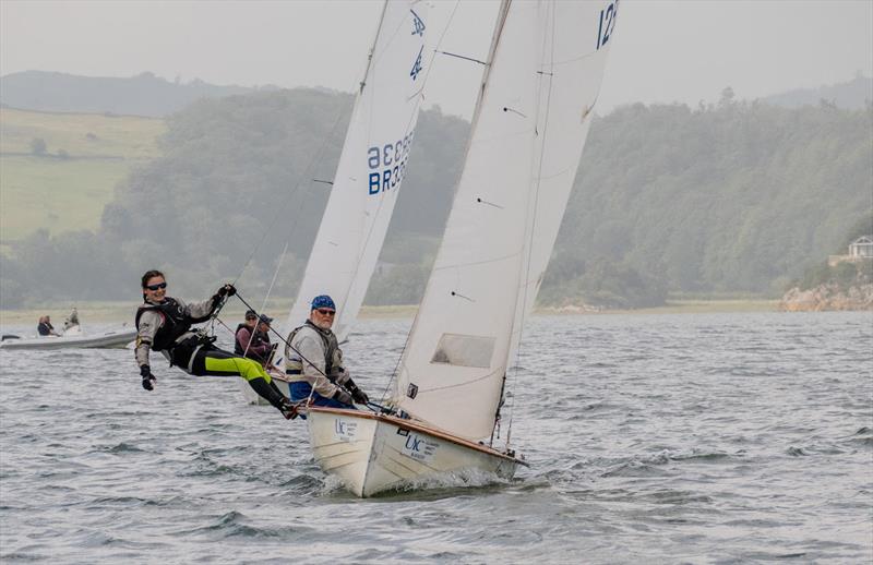 Girls on a trapeze act 2, Beatrice Overend on the Osprey - Kippford Week at Solway photo copyright Margaret Purkis taken at Solway Yacht Club and featuring the Osprey class