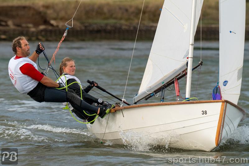 Lucie Prior, helming an Osprey, one of the youngest helms at Burnham Week 2026 - photo © Petru Balau Sports Photography / sports.hub47.com