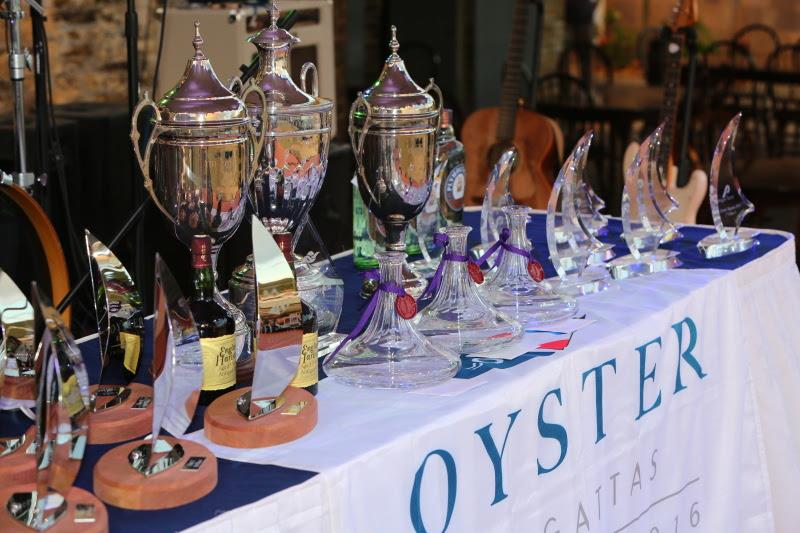 Oyster Regatta Antigua 2016 prize giving photo copyright Oyster Yachts / Tim Wright / www.photoaction.com taken at Antigua Yacht Club and featuring the Oyster class