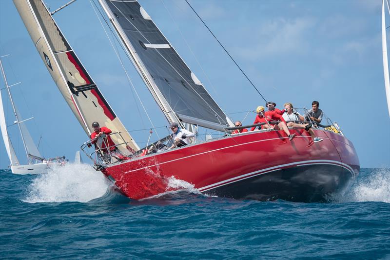 Scarlet Oyster at the St. Maarten Heineken Regatta photo copyright Laurens Morel / www.saltycolours.com taken at Sint Maarten Yacht Club and featuring the Oyster class