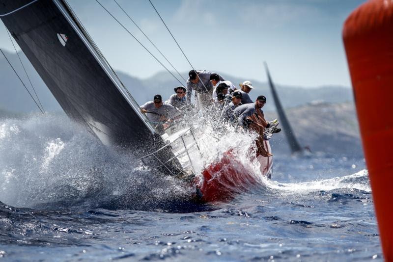 Undefeated in CSA5, Ross Applebey's Scarlet Oyster on Johnnie Walker Race Day 3 at Antigua Sailing Week photo copyright Paul Wyeth / www.pwpictures.com taken at Antigua Yacht Club and featuring the Oyster class