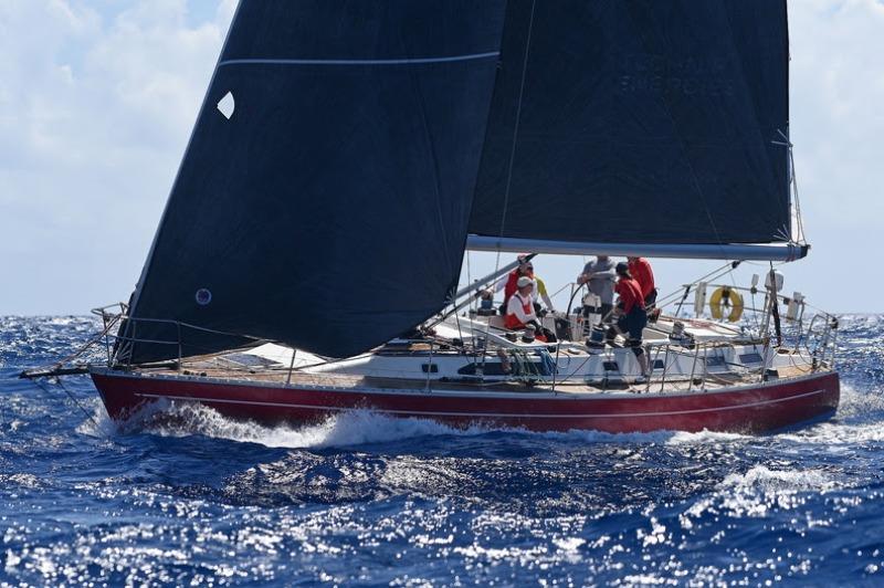 Ross Applebey's Oyster 48 Scarlet Oyster (GBR) - 2022 RORC Caribbean 600 photo copyright Rick Tomlinson / www.rick-tomlinson.com taken at Royal Ocean Racing Club and featuring the Oyster class