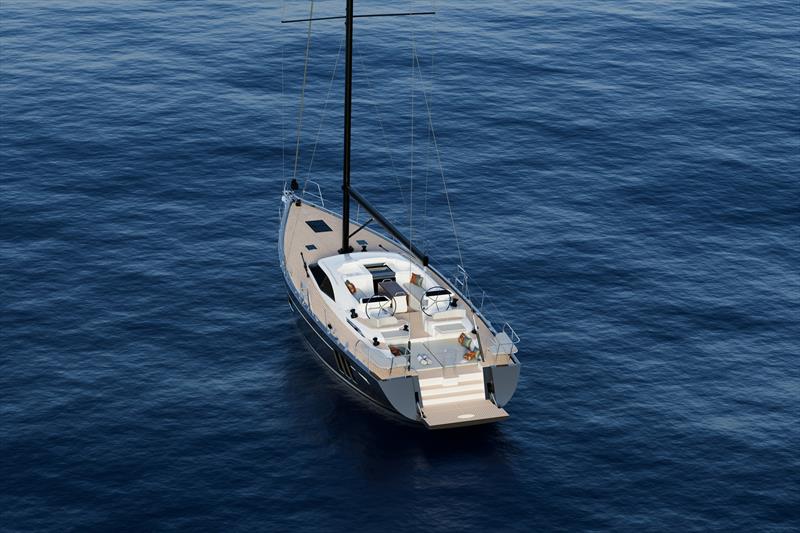 Oyster 515 - Aft with Swim Platform - photo © Oyster Yachts