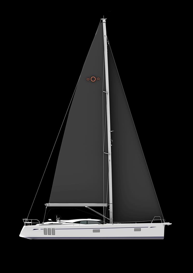 Oyster 515 - Sail Plan - No Keel photo copyright Oyster Yachts taken at  and featuring the Oyster class
