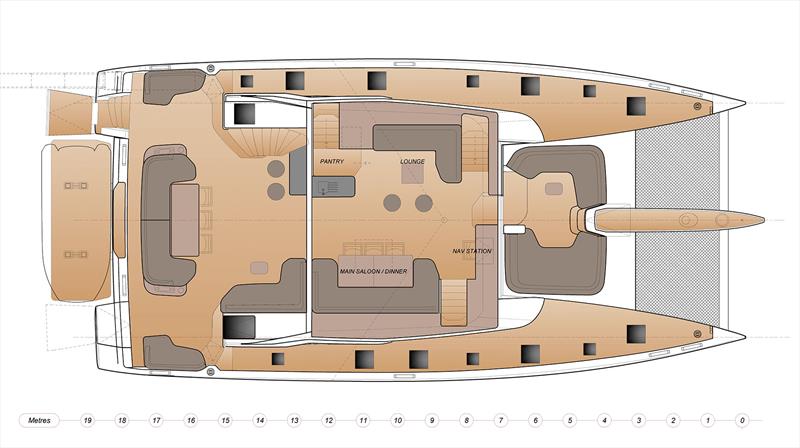 Oyster C60 - Main deck galley down photo copyright Oyster Yachts taken at  and featuring the Oyster class