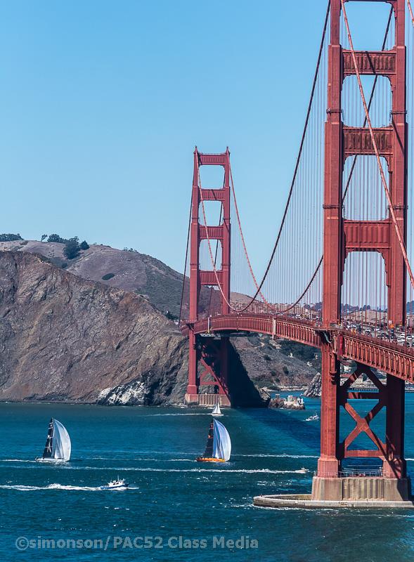 2018 Rolex Big Boat Series finale photo copyright Erik Simonson / www.h2oshots.com taken at St. Francis Yacht Club and featuring the Pac 52 class