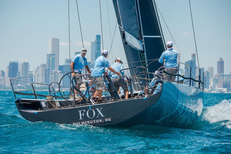 Great Lakes 52 class winner, Fox - 2021 Helly Hansen Nood Regatta Chicago  photo copyright Mark Albertazzi taken at Chicago Yacht Club and featuring the Pac 52 class