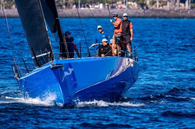 Chris Sheehan's PAC52 Warrior Won (USA) is looking good for IRC Overall photo copyright Lanzarote Sport taken at Royal Ocean Racing Club and featuring the Pac 52 class