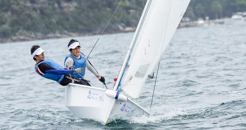 Pacer action from Sail Sydeny 2017 photo copyright Robin Evans taken at Woollahra Sailing Club and featuring the Pacer class