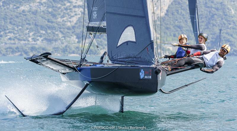 Persico 69F ITAS Assicurazioni Grand Prix 2.1 - Day 2 photo copyright Persico 69F / Studio Borlenghi taken at Fraglia Vela Malcesine and featuring the Persico 69F class